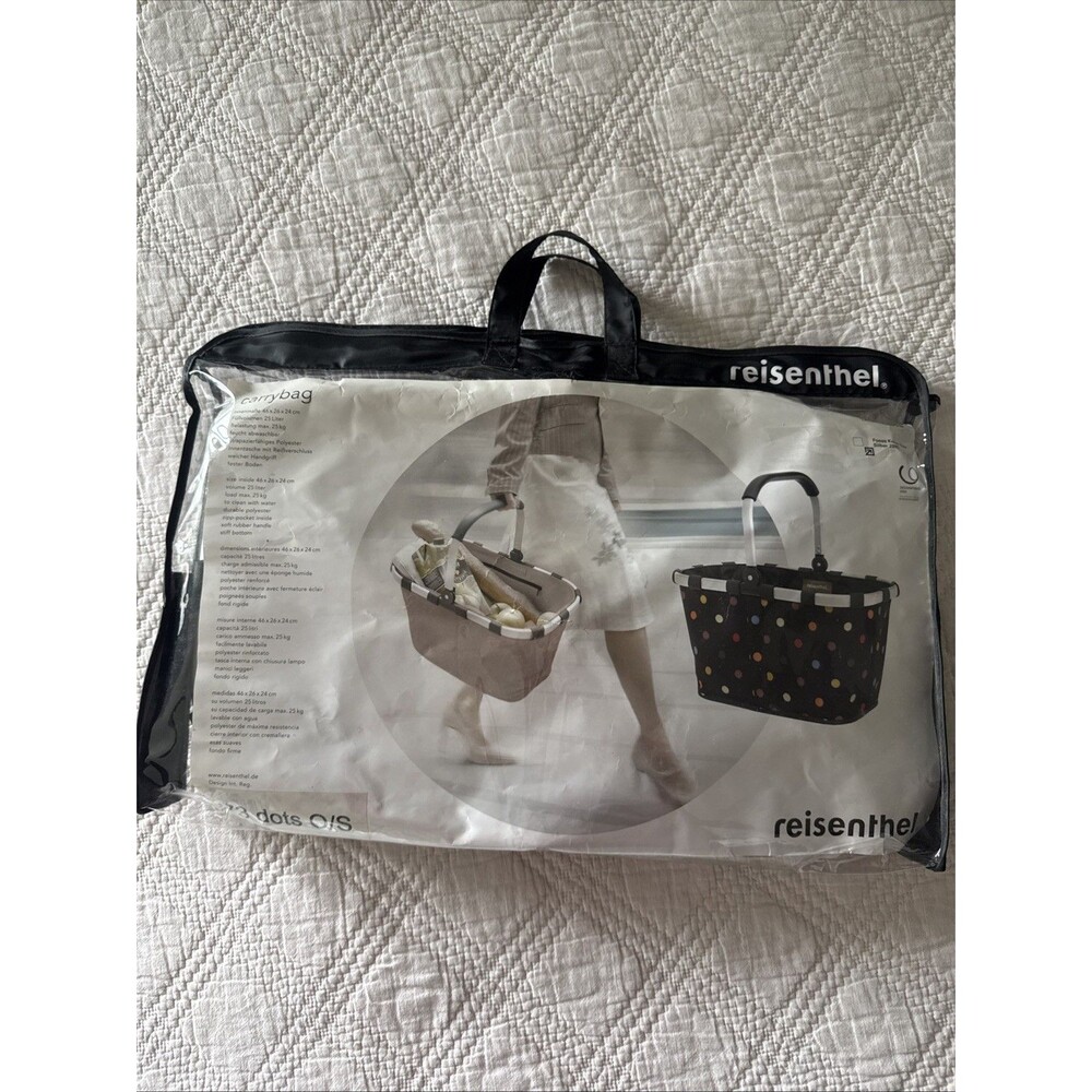 Reisenthel Carrybag Sturdy Shopping Basket Tote Bag NWT
